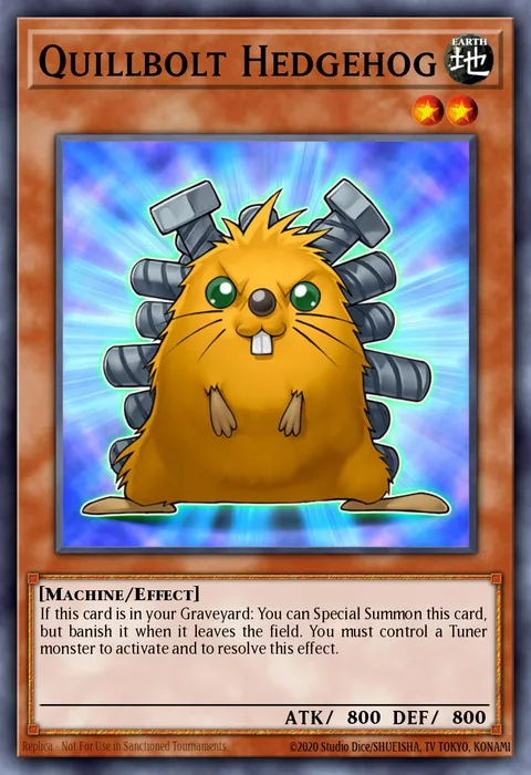 Quillbolt Hedgehog trading card
