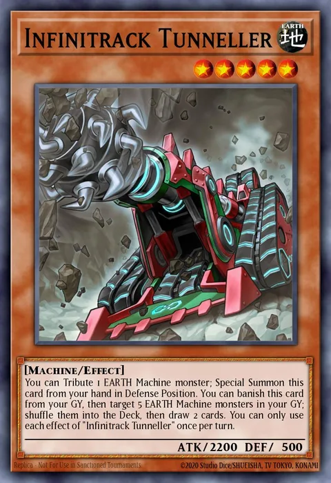 Infinitrack Tunneller trading card