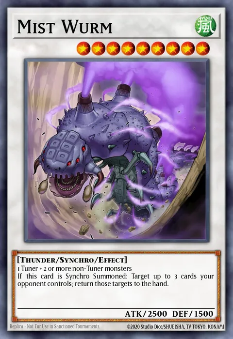 Mist Wurm trading card