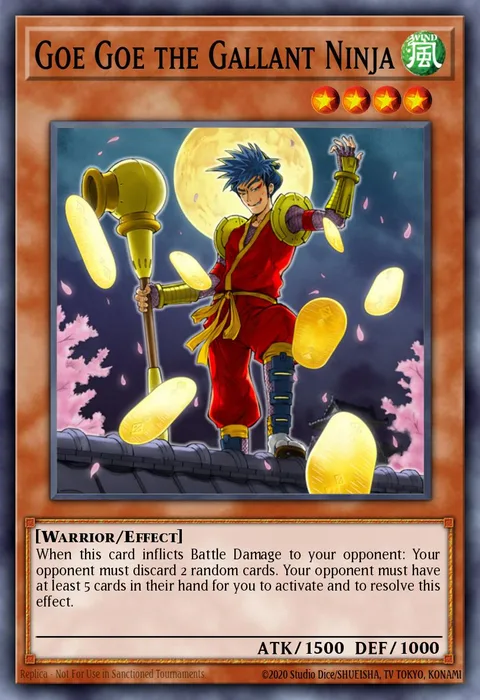 Goe Goe the Gallant Ninja trading card