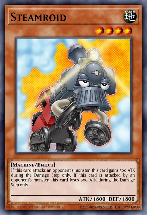 Steamroid trading card