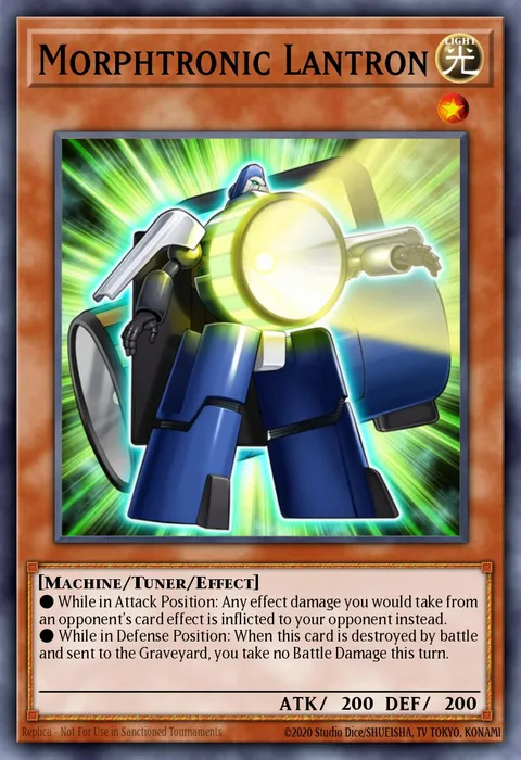Morphtronic Lantron trading card