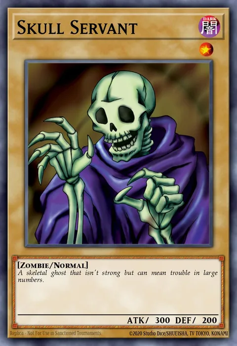 Skull Servant trading card