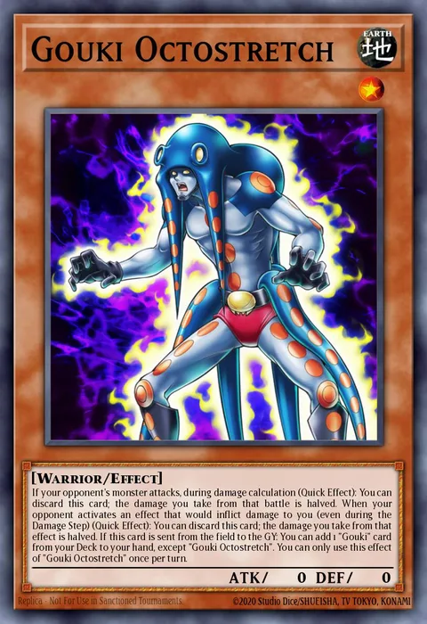 Gouki Octostretch trading card