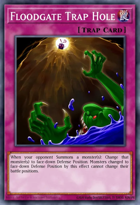 Floodgate Trap Hole trading card