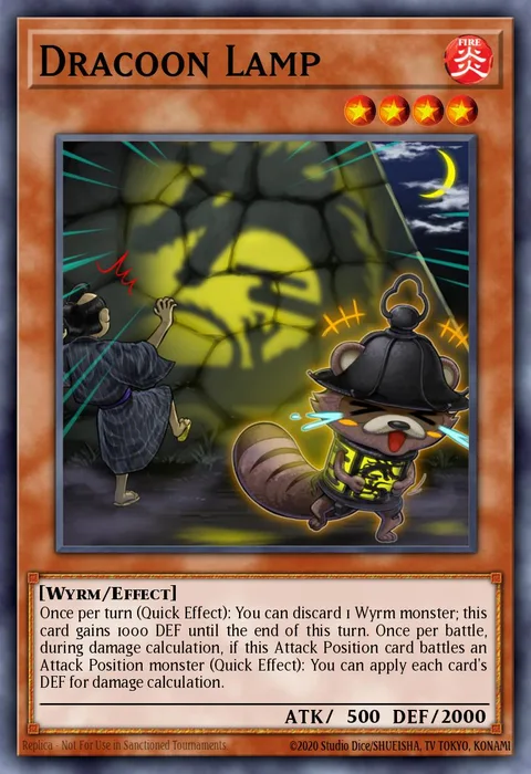 Dracoon Lamp trading card