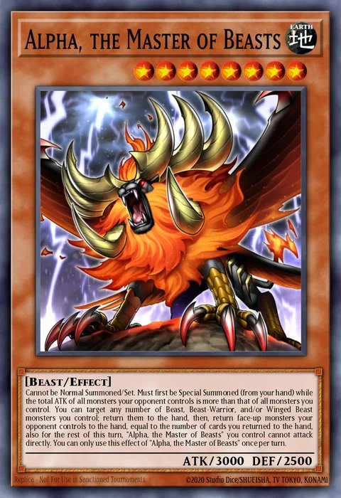 Alpha, the Master of Beasts trading card