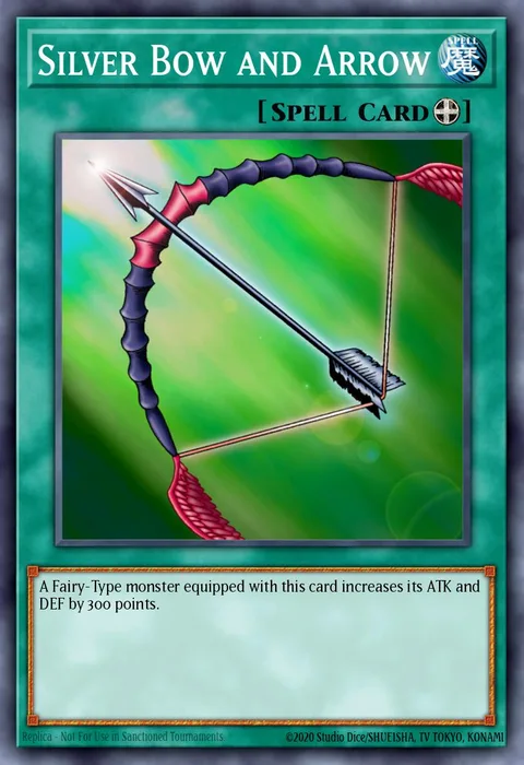 Silver Bow and Arrow trading card