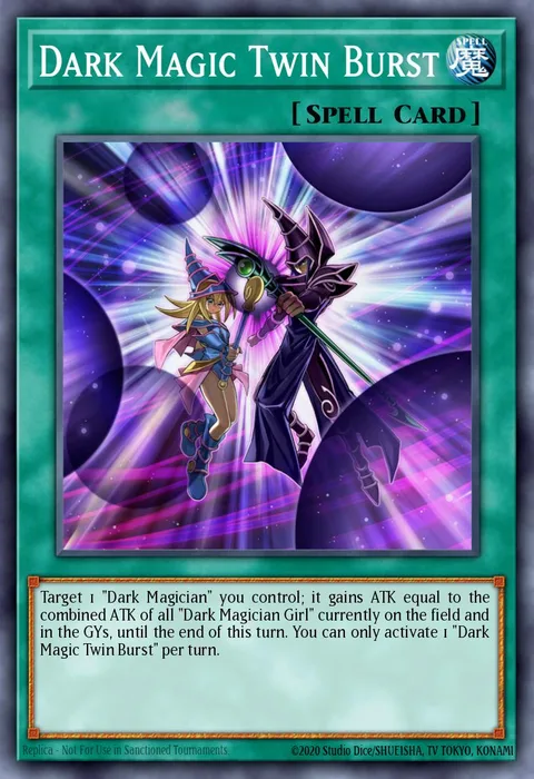 Dark Magic Twin Burst trading card