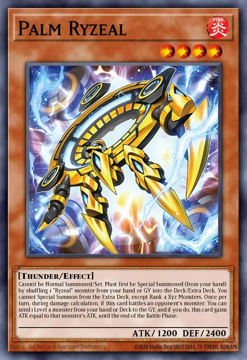 Palm Ryzeal trading card