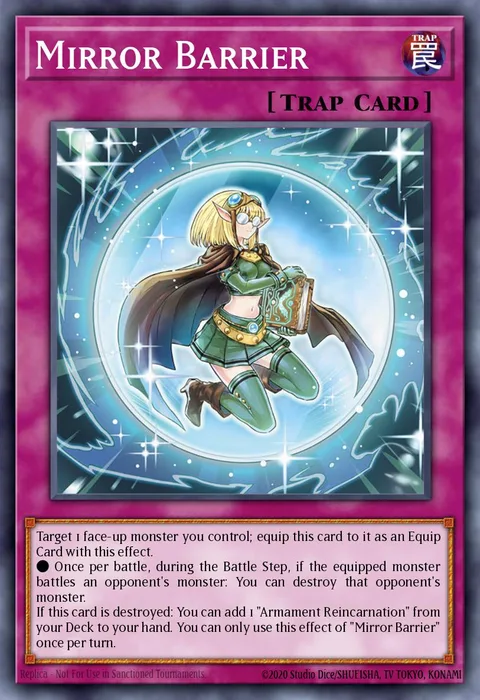 Mirror Barrier trading card