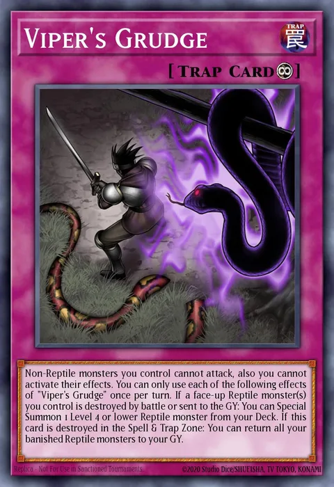 Viper's Grudge trading card