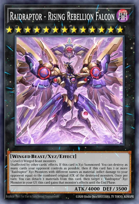 Raidraptor - Rising Rebellion Falcon trading card
