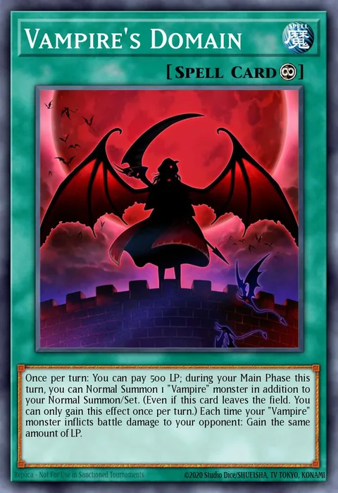 Vampire's Domain trading card