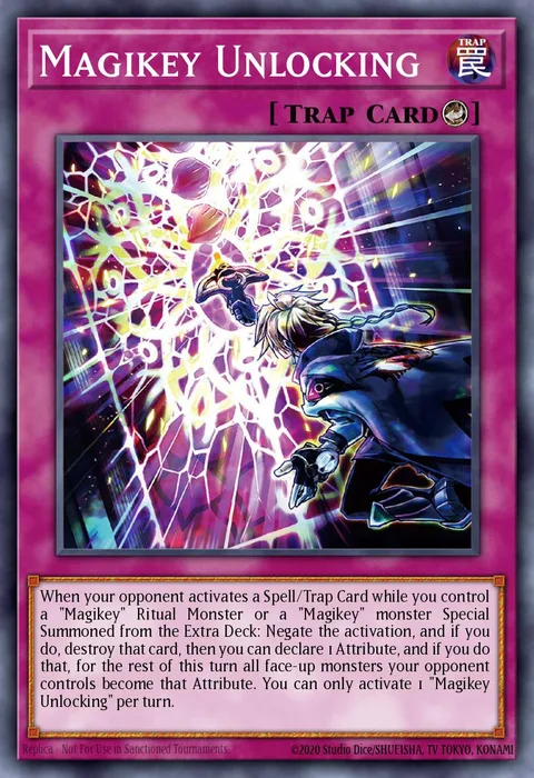 Magikey Unlocking trading card