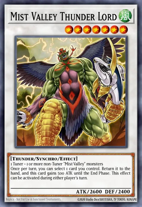 Mist Valley Thunder Lord trading card
