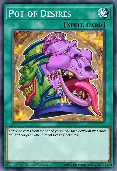 Pot of Desires trading card