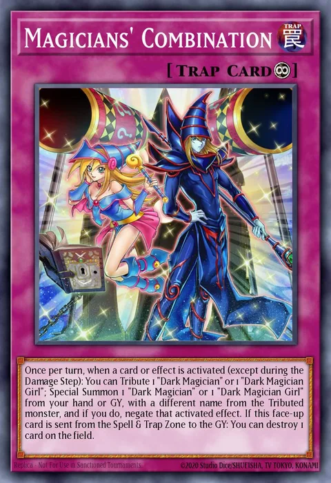 Magicians' Combination trading card