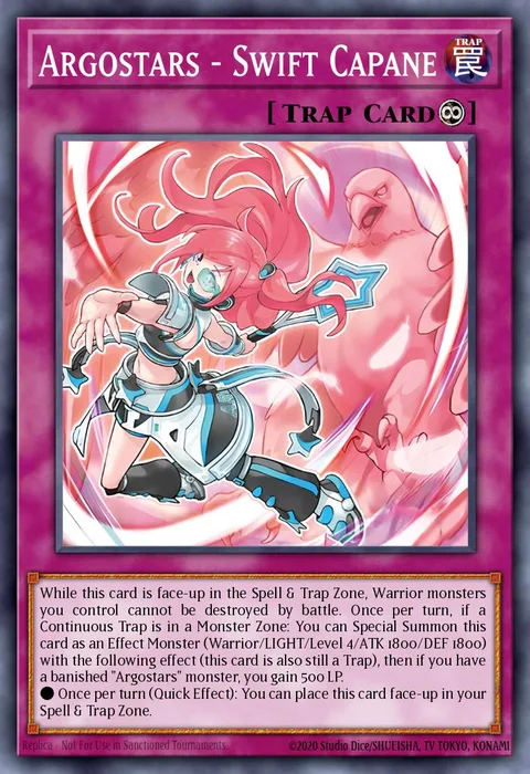 Argostars - Swift Capane trading card