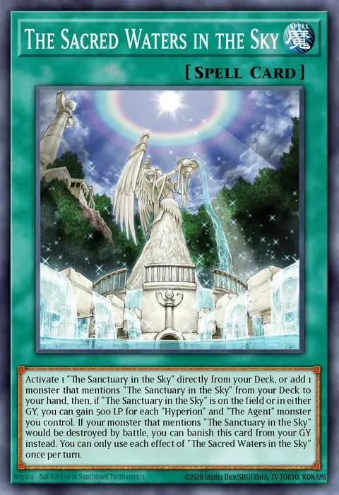 The Sacred Waters in the Sky trading card