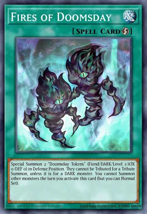 Fires of Doomsday trading card
