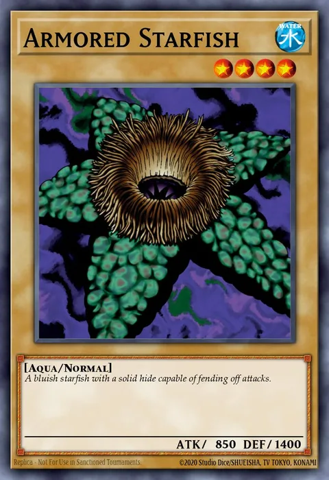 Armored Starfish trading card