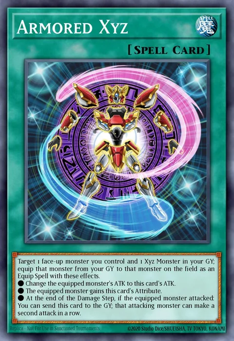 Armored Xyz trading card