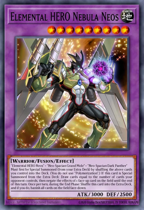 Elemental HERO Nebula Neos trading card