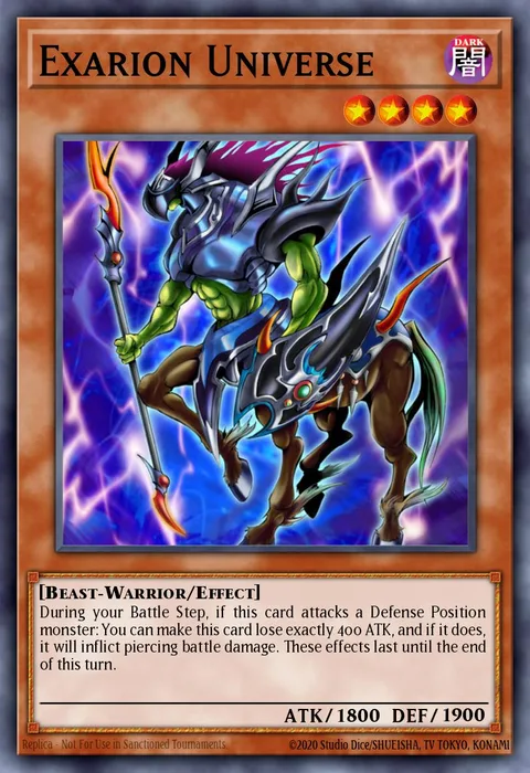 Exarion Universe trading card
