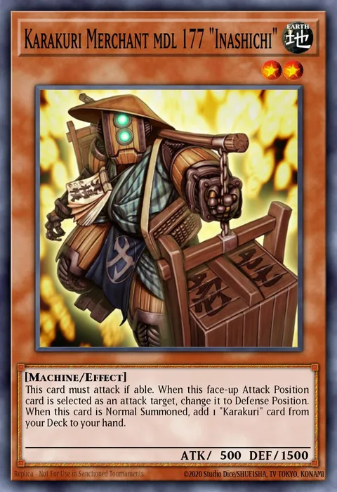 Karakuri Merchant mdl 177 "Inashichi" trading card