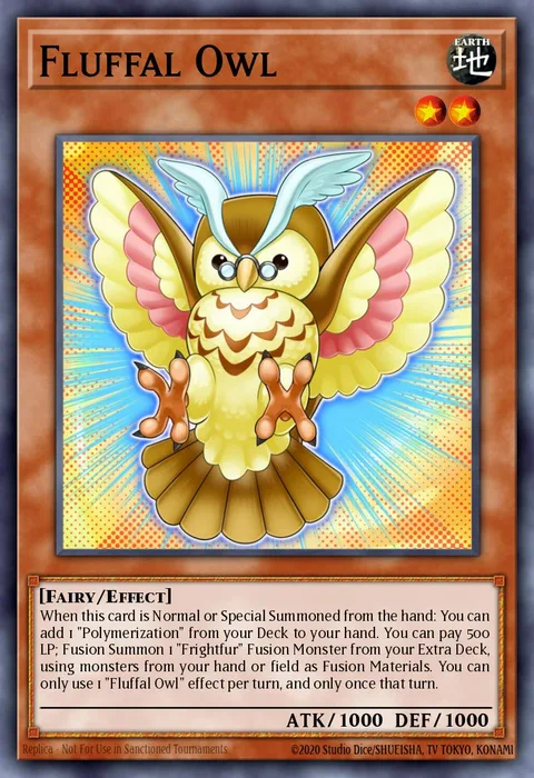 Fluffal Owl trading card