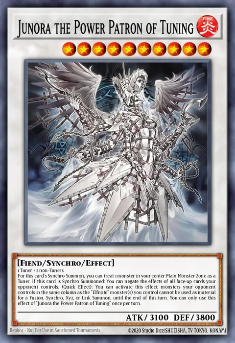 Junora the Power Patron of Tuning trading card