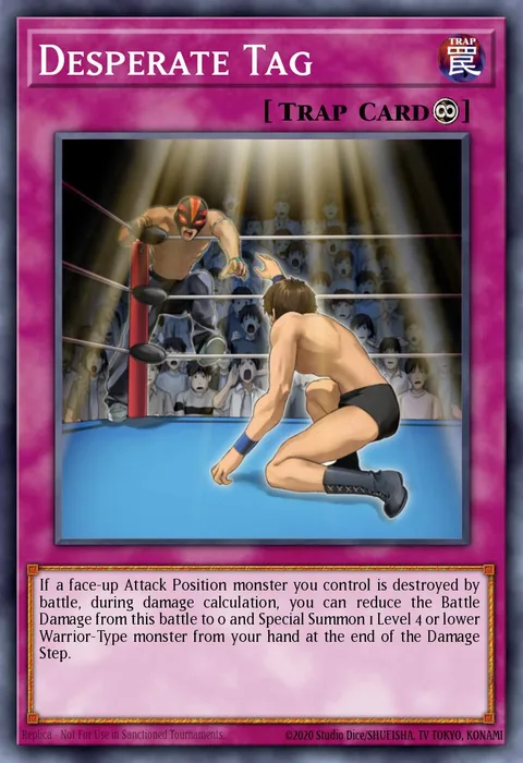 Desperate Tag trading card