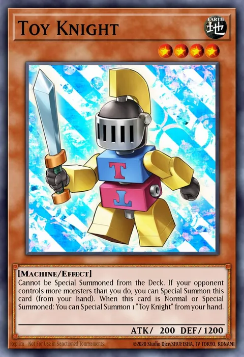 Toy Knight trading card