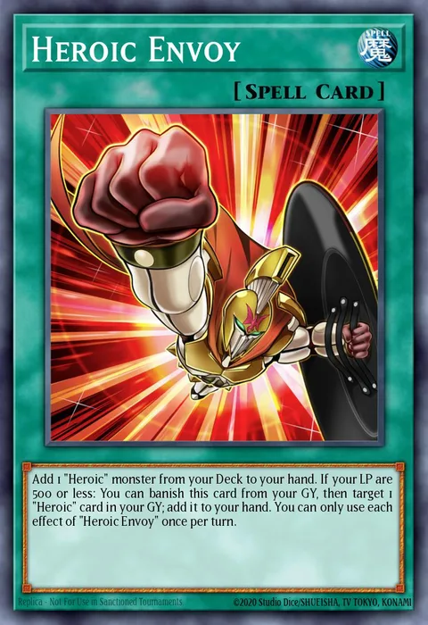 Heroic Envoy trading card