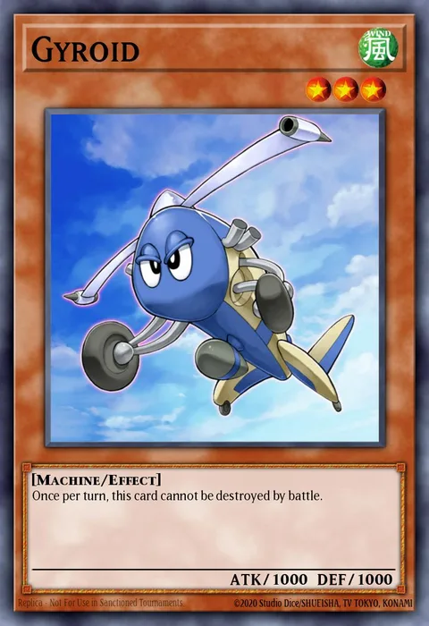Gyroid trading card
