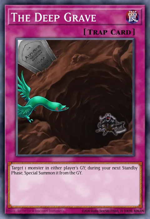 The Deep Grave trading card