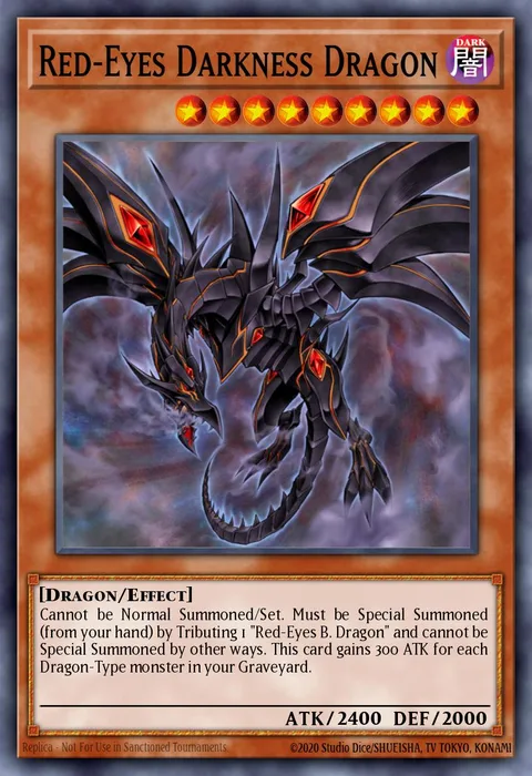 Red-Eyes Darkness Dragon trading card