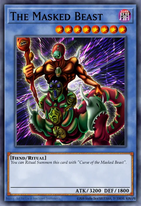 The Masked Beast trading card