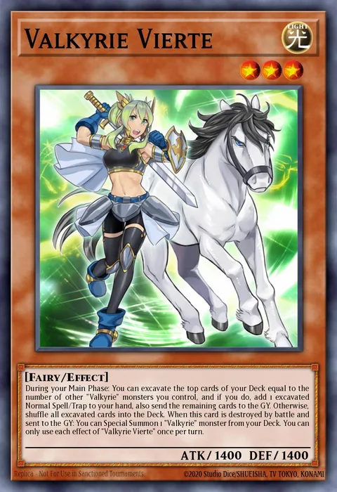 Valkyrie Vierte trading card