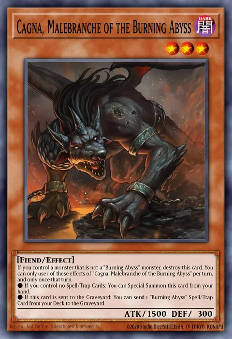 Cagna, Malebranche of the Burning Abyss trading card