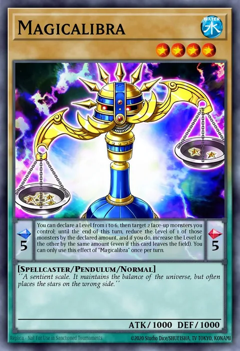 Magicalibra trading card