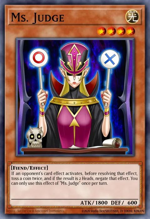 Ms. Judge trading card