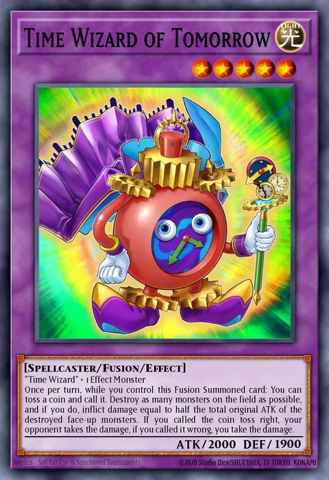 Time Wizard of Tomorrow trading card