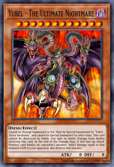 Yubel - The Ultimate Nightmare trading card