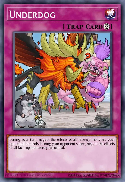Underdog trading card