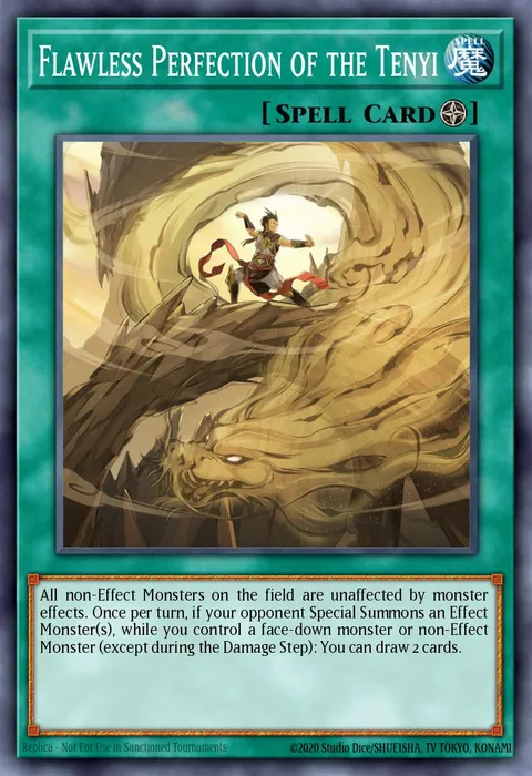 Flawless Perfection of the Tenyi trading card