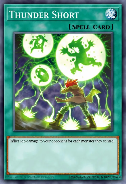 Thunder Short trading card