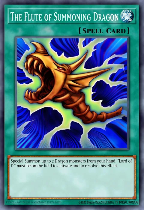 The Flute of Summoning Dragon trading card