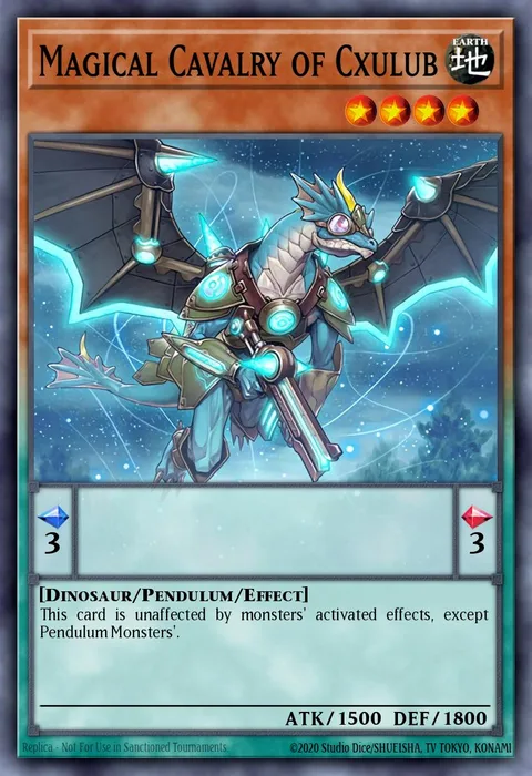 Magical Cavalry of Cxulub trading card